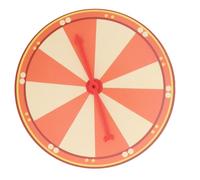 FIXOSHEE 20cm Mini Draw Game Wheel Rotary Turntable Wall Mount, Party Game Prize for Teaching Activities and Custom Lucky Draw Props