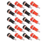 FIXOSHEE 20pcs Banana Female Socket Panel Mount Adapter Insulated Binding Post Connectors for Audio Laboratory Teaching Equipment with Stable Power Transmission