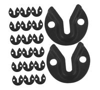 FIXOSHEE 20pcs Heavy Duty Iron Keyhole Picture Frame Brackets Secure Metal Hangers for Wall Art Mirror Hanging in Office Home Bedroom Bathroom
