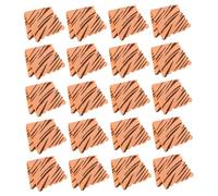 FIXOSHEE 20PCS Orange Leopard Print Disposable Napkins Animal Print Decor Party Guest Towels for Shower Bridal Cocktail Colored Paper Towels for Festive Gatherings and Clean Convenience