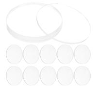 FIXOSHEE 20Pcs Round Acrylic Discs 5X5Cm 0.2Cm Thick Acrylic Circle Blanks for DIY Crafts Sheets for Painting Display and Photo Mounting Tasks