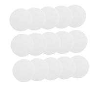 FIXOSHEE 20pcs Ultra Thin Compressed Facial Sponges Soft Wood Pulp Cotton Cleansing Pads for Sensitive Skin Quick Drying Makeup Removal Exfoliating Face Scrubber Portable White
