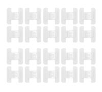 FIXOSHEE 20pcs White Safety Locks for Cabinets and Drawers, Proof Cabinet Door Latches with Adhesive, Proof Fridge Lock for Kitchen and Home Safety