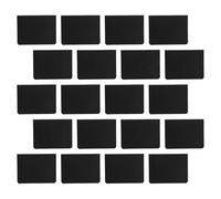 FIXOSHEE 21PCS Vintage Small Writable Blackboard Signs Double-Sided Erasable Tabletop Chalkboard Display for Food Menus Party Buffet Wedding Decor and Bakery Labeling