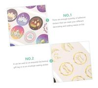 FIXOSHEE 24 Sheets Eid Mubarak Ramadan Stickers Self-Adhesive Envelope Sealing Labels for Party Decorations Wrapping and Scrapbooking Easy Peel and Residue- for Family and Festival