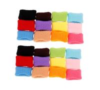 FIXOSHEE 24pcs Flexible Sweat Headband Small Size Seamless Soft Sports Sweatband for Women Men Workout Exercise Cotton-like Fabric