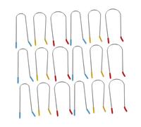 FIXOSHEE 24Pcs Hot Roller Clips Replacement Assorted Roller Jaw Clamps for Heated Hair Curlers Home Salon Styling Secure Hold