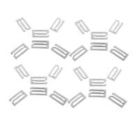 FIXOSHEE 24pcs Metal Barber Cape Clips Haircut Apron Buckle Hooks for Salon Accessories Durable Hairdressing Cape Holder Replacement for Professional Stylists