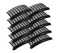 FIXOSHEE 24pcs Retro Comb Teeth Plastic Wave Side Hair Twist Clip Combs for Women Fine Thin Hair Accessories for Bridal Wedding Veil Occasions