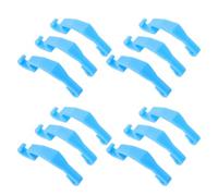 FIXOSHEE 24pcs Small Pet Cage Latch Wire Clips Detachable Plastic Buckle Connectors for Rabbits Hamsters Gerbils DIY Fence Assembly with Smooth Edges for Safe Quick Setup and Wide