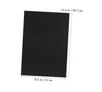 FIXOSHEE 25 Pcs Black Cardstock Paper for DIY Craft Projects Photo Printing Halloween Decorations Sturdy Craft Paper for Card Making and Scrapbooking