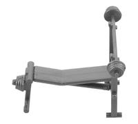 FIXOSHEE 25 Scale Fitness Model with Squat Rack and Dumbbells for Dollhouse Workout Scenes and Home Exercise