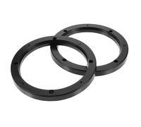 FIXOSHEE 2PCS Abs Car Speaker Adapter Rings Spacer for Automotive Audio System Installation Hollow Plastic Gasket Enhancing Sound Performance and Easy to Install
