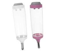 FIXOSHEE 2PCS Automatic PET Water Dispenser Dog Water Feeder and Cat Bottle Leak-proof Design Food-Grade Material Suitable for Home and Travel