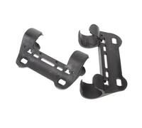 FIXOSHEE 2pcs Bike Pump Clip Plastic Mount Holder Frame Mounted Inflator Bracket for Secure Bicycle Pump Attachment Mountain Bikes