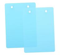 FIXOSHEE 2pcs Blue Plastic Fish Spawning Plates Suction Cups for Angelfish and Shrimp Farming in Fish Tanks