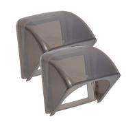 FIXOSHEE 2pcs Box for Outdoor Electrical Outlets Plastic Outlet Cover with Tight Seal Fit for Various Socket Easy to Install Weatherproof Electrical Cover
