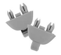 FIXOSHEE 2pcs Car Sun Visor Clips Replacement Hook Bracket for Secure Auto Sunshade Fixing Grey Vehicle Accessories Easy Install Makeup Mirror Holder Compatible with Passat