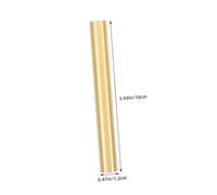 FIXOSHEE 2pcs Copper Hollow Internal Threaded Straight Tube for Wall Lamps Vintage Lamp Stem Extension Rods Lightweight Lighting Fixture Parts