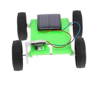 FIXOSHEE 2pcs DIY Solar Car Model Kit Solar Powered Stem Assembly for Boys and Educational Science Experiment Supplies Metal Plastic Materials Easy to Assemble for Hands Learning