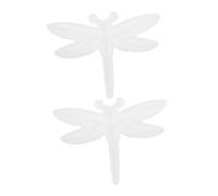 FIXOSHEE 2PCS Dragonfly Wall Decor Mold Embossed Silicone Resin Casting Mold for DIY Epoxy Art Projects Ornaments Home Decoration with Semi Relief Mechanical Design
