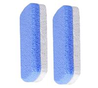 FIXOSHEE 2Pcs Foot Callus Removers Dual-Color Pumice Stone Foot Scrubber Dead Skin Remover Pedicure Tools Exfoliating Corn Callus Removal with Reusable Design