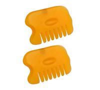 FIXOSHEE 2Pcs Gua Sha Scraping Comb Scalp Massager Massage Tools Portable Multi-Functional Scraping Board for Relaxation and Head Therapy