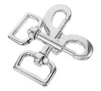 FIXOSHEE 2pcs Heavy Duty Metal Dog Leash Clasp Swivel Snap Hooks Pet Chain Connector Buckle Lightweight Wear-resistant Replacement Clips for Easy and Secure Dog Leads