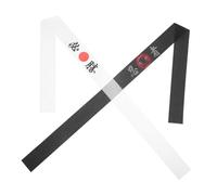 FIXOSHEE 2pcs Japanese Ninja Print Headbands Samurai Hairbands Comfortable Karate Headwear Authentic Japanese Style for Chef Costume and Martial Arts Training