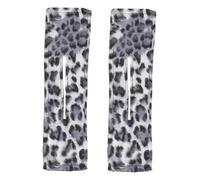 FIXOSHEE 2pcs Leopard Print Hair Bun Makers for Women Lightweight Lazy Curler Hair Styling Tools Elegant Updo Accessories for Daily Wedding Party Graduation