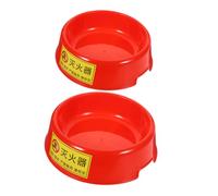 FIXOSHEE 2pcs Luminous Fire Extinguisher Stand for Extinguishers Brackets for Home Truck and Workplace Safety Multi-functional Storage Holder