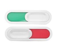 FIXOSHEE 2pcs Magnetic Sliding Door Signs Office Privacy Indicator for Meeting Rooms Conference Status Display Red Green Vacancy Occupied Sign Discrete Modern Design