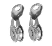 FIXOSHEE 2pcs Metal Kite Winder with Guide Wheel for Enhanced Maneuverability Kite Accessories Suitable for All Ages