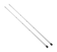 FIXOSHEE 2pcs Metal Soccer Machine Poles Long Replacement Rods for Tabletop Foosball Football Accessories Iron Construction for Teen and Tables