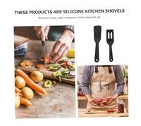 FIXOSHEE 2Pcs Mini Silicone Steak Spatulas Kitchen Tools Heat-Resistant Non-Stick Cooking Utensils for Home Frying Egg and Pan Use