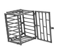 FIXOSHEE 2Pcs Miniature Cage Model for DIY Craft Projects Premium Mini Pet House Prop for Science Models and Hands Learning Activities