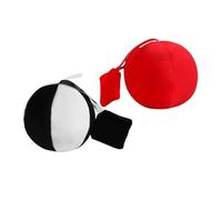 FIXOSHEE 2pcs Montessori Sensory Balls Soft Textured Fabric for Cognitive Development Tummy Stimulation Year Old Teething Ball