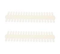 FIXOSHEE 2pcs Nail Display Board with 72 Tips Single-sided Natural Color Nail Polish Practice Palette Training and Salon Use