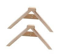 FIXOSHEE 2Pcs Natural Wood Pigeon Perches Lightweight Rest Stand Platform for Doves and Birds Safe Elevated Wooden Pet Perch to Keep Birds Entertained and Comfortable