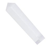 FIXOSHEE 2pcs Optical Triangular Crystal Prisms Physics Teaching Light Refraction Science Experiment Tools for Photography and Educational Use