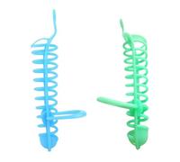 FIXOSHEE 2PCS Parrot Feeding Baskets with Stand Rod for Indoor Outdoor Use Hanging Birds Fruit Rack Foraging Lightweight Eco-friendly Design for Parakeets Cockatoos Conures