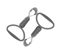 FIXOSHEE 2pcs Plastic Car Grab Handles Multipurpose Hand Grips for Elderly Disabled Automotive Standing Aid Bus Subway Assist Handle with Advertising Ring