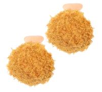 FIXOSHEE 2pcs Plush Squeaky Chicken Leg Dog Chew for Puppies Interactive Training Soft Teeth Cleaning Pet for Boredom Relief and Dental Health