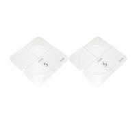 FIXOSHEE 2pcs Quilting Template Set Motion Quilting Round Sewing Stencils for Patchwork and DIY Fabric Crafts Domestic Machine Ruler for Precise Sewing