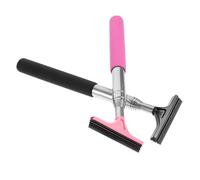 FIXOSHEE 2pcs Retractable Car Side Mirror Squeegee Wiper with Ergonomic Handle for Rearview Window Cleaning Lightweight Compact Design for Easy Storage Safe Glass Efficient Water and Dirt
