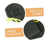 FIXOSHEE 2pcs Reusable Canvas Sandbags Flood Protection Bags for Flooding and Hurricane Resistance Anti-leakage Sand Bags for Long-term Outdoor Use