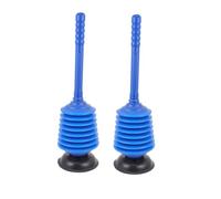 FIXOSHEE 2Pcs Sewer Dredger Plunger for Kitchen Sink and Bathroom Drain Sturdy Pipe Cleaning Tool with Ergonomic Grip for Fast Unblocking in Home Office and Public Spaces