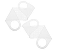 FIXOSHEE 2pcs Silicone Face Strap for Sleeping - L Size Double Chin Reducer Belt V-shaped Jawline Lift - Overnight Face Lifter for Contouring and Facial Shape Improvement