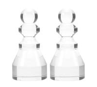 FIXOSHEE 2pcs Small Acrylic Roulette Table Win Marker Reusable Poker Chip Wheel Accessory for Game Table and Party Use