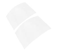 FIXOSHEE 2pcs Transparent Ripple Illusion Invisibility Lens Boards for Magician Shows Close-up Gimmicks and DIY Tricks Prop Accessories